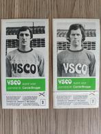 2 autocollants Cercle Bruges - YSCO 1974-1975, Comme neuf, Affiche, Image ou Autocollant, Envoi