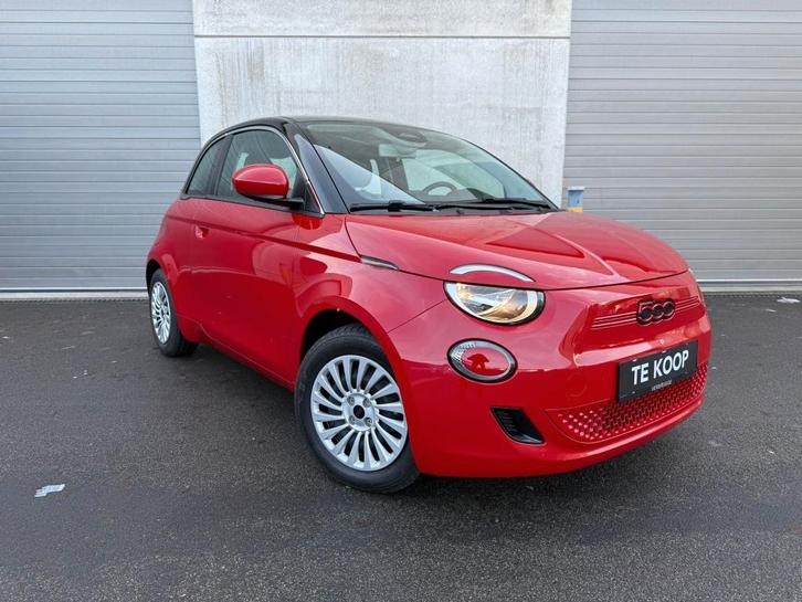 Fiat 500e / RED / TOPSTAAT, Auto's, Fiat, Particulier, 500E, Elektrisch, Stadsauto, 3 deurs, Automaat, Rood, Ophalen