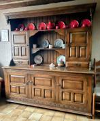 Eiken buffetkast, Huis en Inrichting, Kasten | Buffetkasten, Ophalen, Rustiek landelijke stijl (Vlaams/Ardense stijl), 200 cm of meer