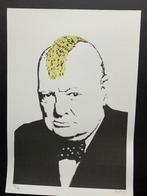 BANKSY TURF WAR litho genummerd en met reliëfstempel, Antiek en Kunst, Kunst | Litho's en Zeefdrukken, Ophalen of Verzenden