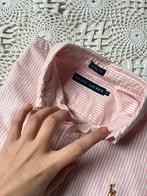 Ralph Lauren hemd– roze gestreept - S, Kleding | Heren, Ophalen of Verzenden, Zo goed als nieuw, Wit