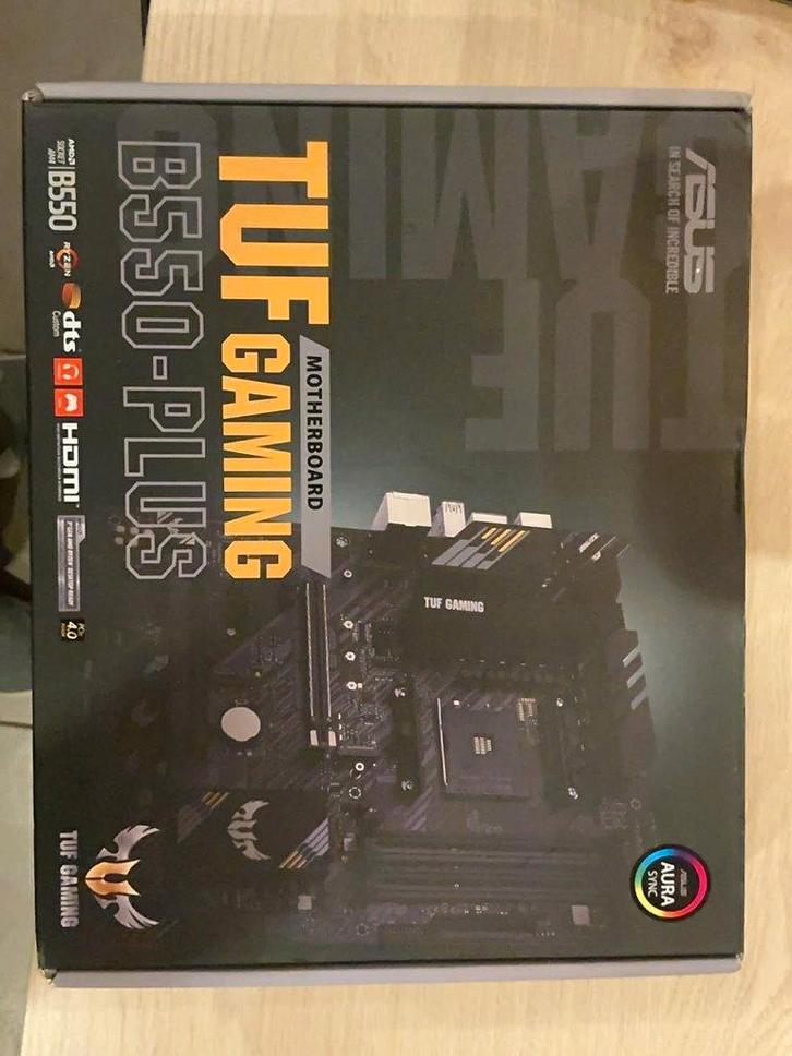 Pack AM4 : ASUS TUF GAMING B550-PLUS + Ryzen 5 5600X, Informatique & Logiciels, Cartes mères, Utilisé, AMD, DDR4, Enlèvement ou Envoi