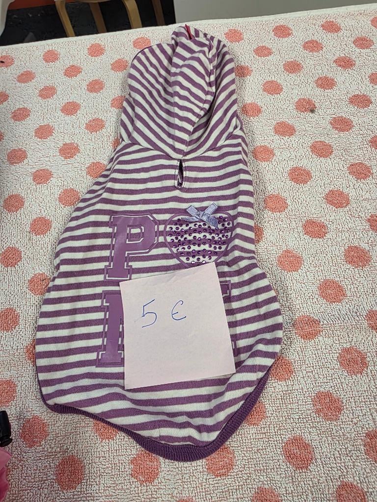 Manteau pour chiens, Ophalen, Gebruikt