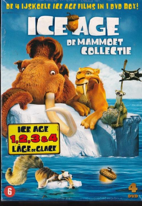 Ice Age 1 t/m 4  De Mammoet Collectie, Cd's en Dvd's, Dvd's | Tv en Series, Zo goed als nieuw, Boxset, Alle leeftijden, Verzenden