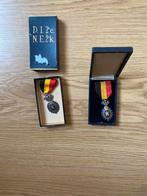 2 Belgische medailles, Postzegels en Munten, Penningen en Medailles, Ophalen
