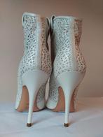 876B* CASADEI sexy boots tout cuir high heels (37), Casadei, Envoi, Blanc, Neuf