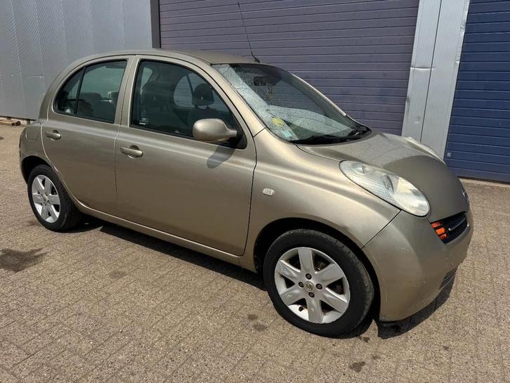 Nissan Micra *PETROL-ESSENCE-AIRCO* (bj 2004), Auto's, Nissan, Bedrijf, Te koop, Micra, Airconditioning, Benzine, Berline, 5 deurs
