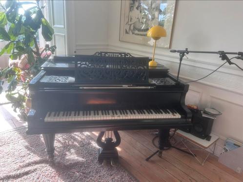 Hele mooie antieke vleugel piano - gunther - 155 cm lang, Muziek en Instrumenten, Piano's, Gebruikt, Piano, Ophalen