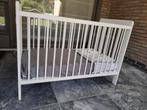 Kinderbedje wit met lattenbodem en alle toebehoren, Kinderen en Baby's, Ophalen, Gebruikt, Minder dan 140 cm, Matras