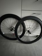 Carbon race wielen | Disc | 45mm |  met banden & schijven, Fietsen en Brommers, Fietsonderdelen, Ophalen of Verzenden, Zo goed als nieuw