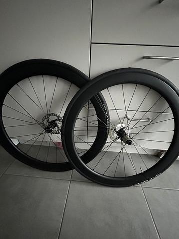 Carbon race wielen | Disc | 45mm |  met banden & schijven beschikbaar voor biedingen