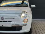 Fiat 500C 1.2i Lounge /Carpass /Xénon /Usb / Pdc / Cabrio, Auto's, Gebruikt, 4 cilinders, Parkeersensor, Wit