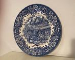 Vintage porceleinen plat bord Royal Tudor Ware, Ophalen of Verzenden