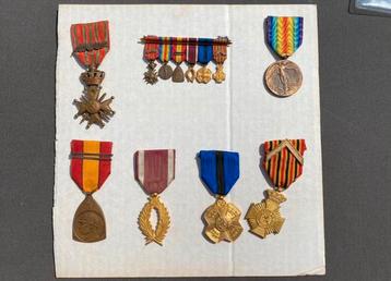 Medailles + miniaturen WO1 1914 1918 beschikbaar voor biedingen