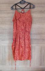 Robe orange sans manches à motifs (38/40) - 3 Suisses, Kleding | Dames, Jurken, Ophalen of Verzenden, Zo goed als nieuw