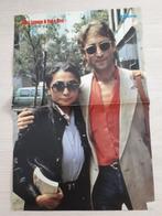 Poster John Lennon &Yoko Ono, Gebruikt, Ophalen of Verzenden