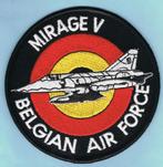 Belgian Air Force patch Mirage V  ( B29 ), Verzamelen, Embleem of Badge, Luchtmacht, Ophalen of Verzenden