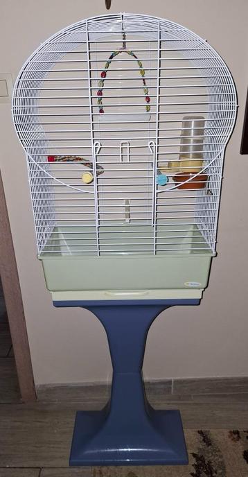 Grande cage oiseaux avec ses accessoires complets, Envoi, Comme neuf