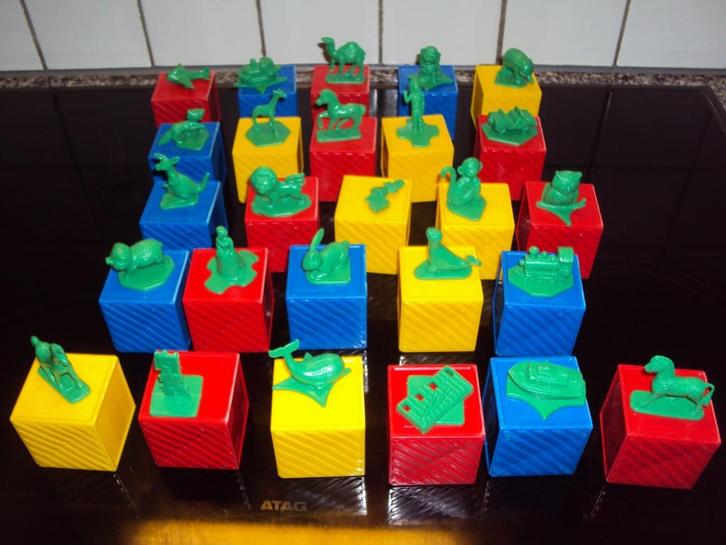 Tupperware, set van blokjes met diertjes*sixties Zeldzaam!!, Kinderen en Baby's, Speelgoed | Fisher-Price, Ophalen of Verzenden