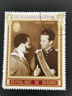 Burundi 1970 - Koning Boudewijn en President Micombero, Postzegels en Munten, Ophalen of Verzenden, Overige landen, Gestempeld
