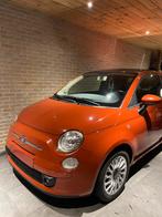 Oranje Fiat500, Auto's, 4 zetels, Overige kleuren, Leder en Stof, Handgeschakeld