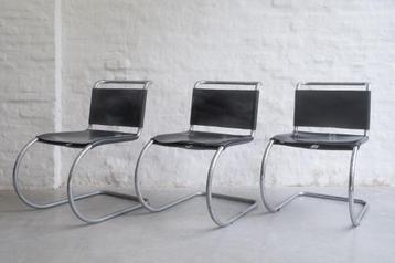 Set 6 MR10 Chairs by Ludwig Mies van der Rohe Decoene Knoll