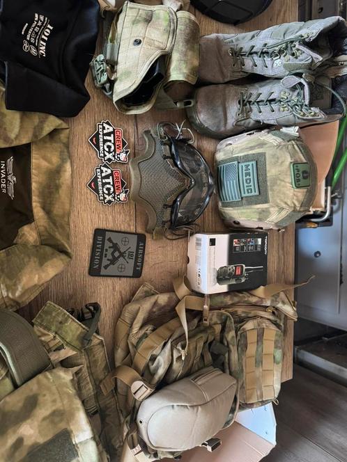Airsoft uitrusting etc, Hobby en Vrije tijd, Overige Hobby en Vrije tijd, Zo goed als nieuw, Ophalen
