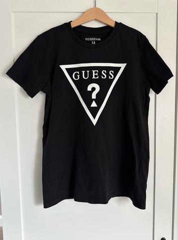 Guess t-shirt maat 152 zwart beschikbaar voor biedingen