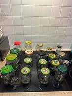 19 potjes potten voor zelfkweek groene / fruit in te potten, Ophalen