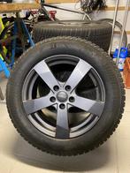 Winterbanden Bridgestone 225/60/R17 op alu velg, Ophalen, Gebruikt, Banden en Velgen, 17 inch