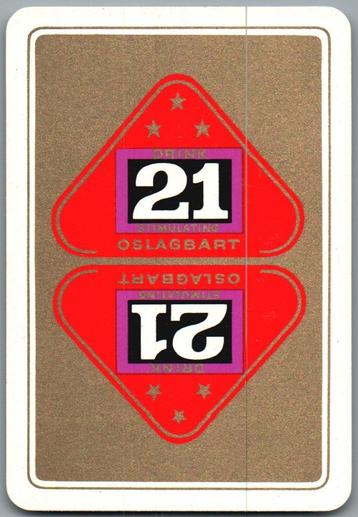 speelkaart - LK12473 - 2x Drink 21, Oslagbart beschikbaar voor biedingen