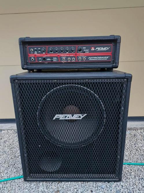 Peavey nitrobass head en 115 bx bw 8 ohms cab, Muziek en Instrumenten, Versterkers | Bas en Gitaar, Gebruikt, Ophalen of Verzenden