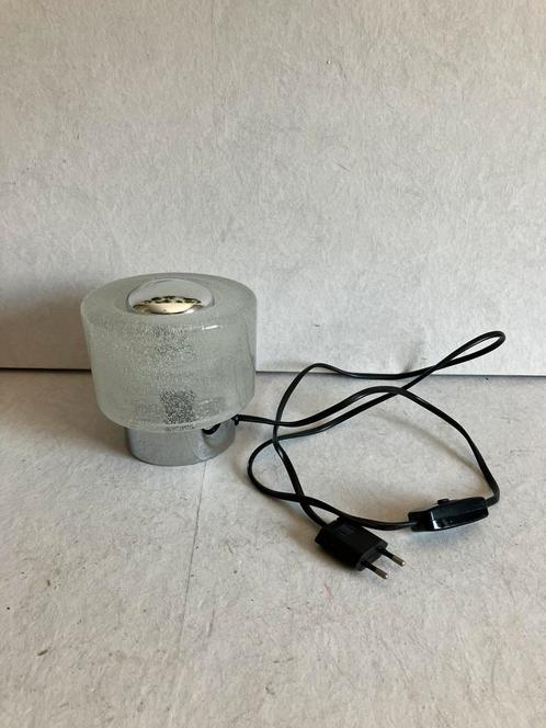 Peill en Putzler tafellamp met dik bubbel glas vintage, Huis en Inrichting, Lampen | Losse lampen, Gebruikt, Ophalen of Verzenden