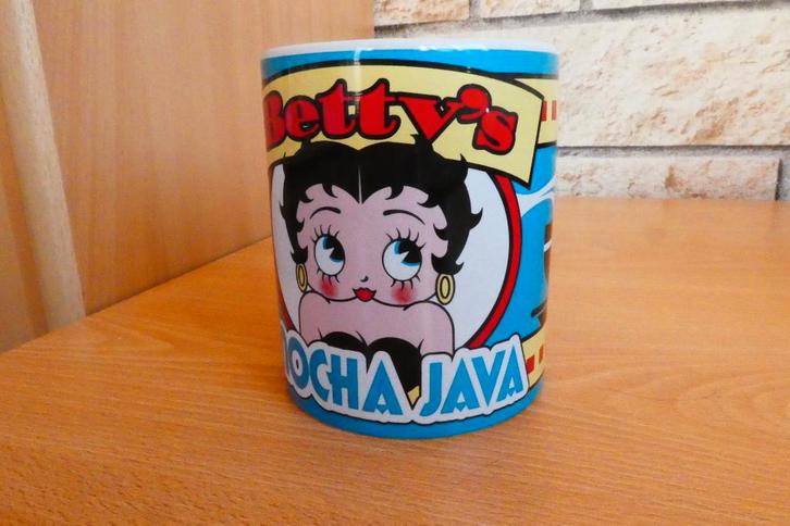 Betty's Mocha Java koffiemok Vandor 1994, Verzamelen, Beelden en Beeldjes, Nieuw, Mens, Ophalen of Verzenden