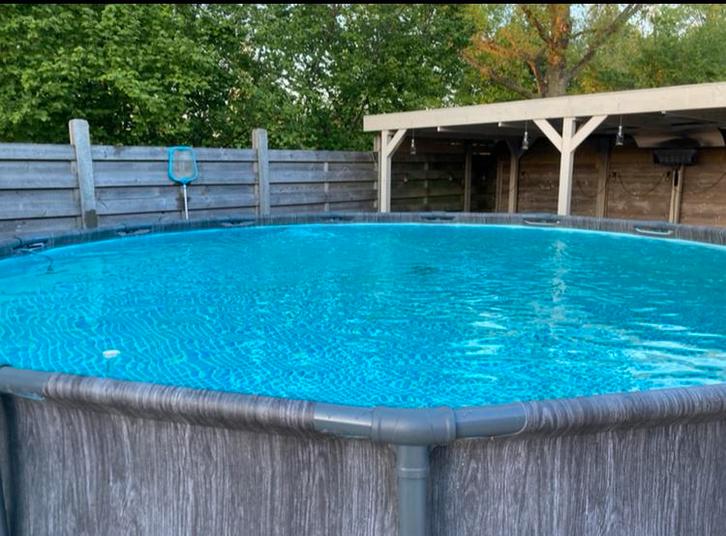 Zwembad intex greywood, Tuin en Terras, Zwembaden, Zo goed als nieuw, Ophalen