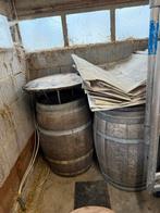 Houten tonnen, Ophalen, Gebruikt, Hout