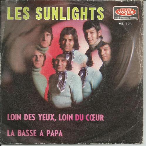 Les Sunlights - Loin des yeux loin du coeur/La basse a papa, Cd's en Dvd's, Vinyl Singles, Single, Pop, 7 inch, Ophalen of Verzenden