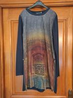 Robe/tunique avec motifs sur le devant Cassis collection, Enlèvement ou Envoi, Bleu, Longueur genou