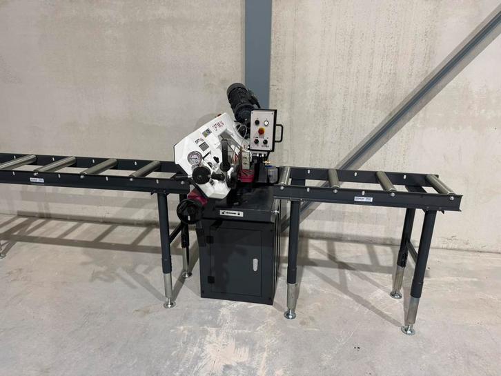 Optimum S275N bandzaag incl. rollenbaan (NIEUW), Doe-het-zelf en Bouw, Gereedschap | Zaagmachines, Nieuw, Lintzaag, 600 tot 1200 watt