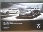 Mercedes CLS Final Edition Brochure, Boeken, Auto's | Folders en Tijdschriften, Ophalen of Verzenden, Mercedes