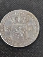 2 1/2 gulden 1848 Nederland, Postzegels en Munten, Munten | Nederland, Zilver, 2½ gulden, Ophalen of Verzenden, Koning Willem II