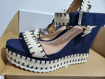Sandales, Neuf, Escarpins, Enlèvement, Bleu