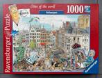 Puzzel ‘Cities of the world : Antwerpen’ (1000 stuk), Comme neuf, Enlèvement ou Envoi