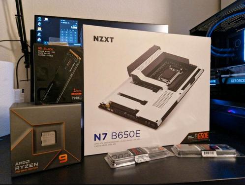 Ryzen 9 7950X - NZXT N7 B650E - 64GB DDR5 - 1TB SN850, Informatique & Logiciels, Ordinateurs & Logiciels Autre, Neuf, Envoi