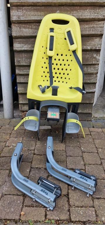 Fietsstoeltje yepp maxi, Achterzitje, Voetsteuntjes, Ophalen of Verzenden, Zo goed als nieuw