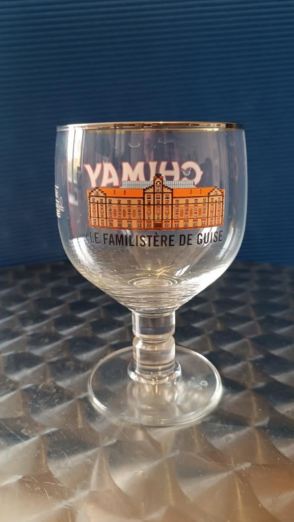 Verre Chimay 33cl le Familistère de Guise, Enlèvement ou Envoi, Comme neuf