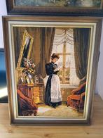 Gestoken doek, Ophalen