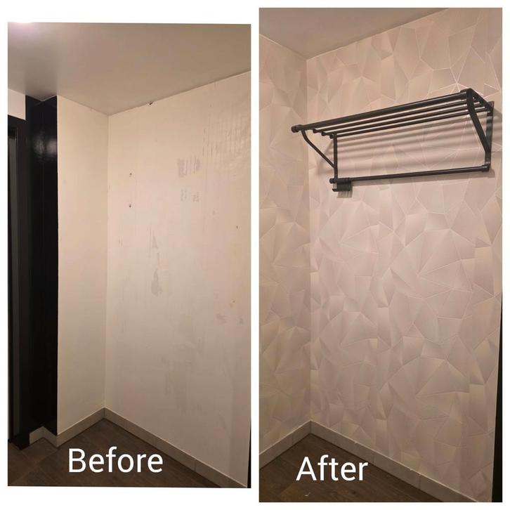 Schilderen laminaat behangen, Hobby en Vrije tijd, Schilderen, Nieuw, Ophalen