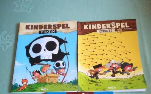 Strips Kinderspel + De kippen van Kentucky + Parker & Badger, Livres, BD, Utilisé, Plusieurs BD, Enlèvement ou Envoi