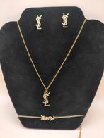 Parure de bijoux Ysl, Neuf, Avec strass, Enlèvement ou Envoi, Or